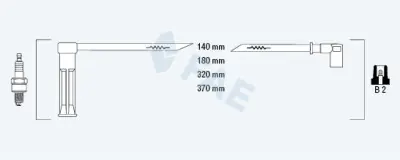 Juego de cables de encendido FAE 85/115 Premium